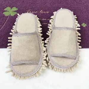 Ultra-Fine Fiber Cleaning Mop Shoes, Non-Electric Floor Dusting Mop Shoes, Silent and Effective, Ideal for Home Cleaning