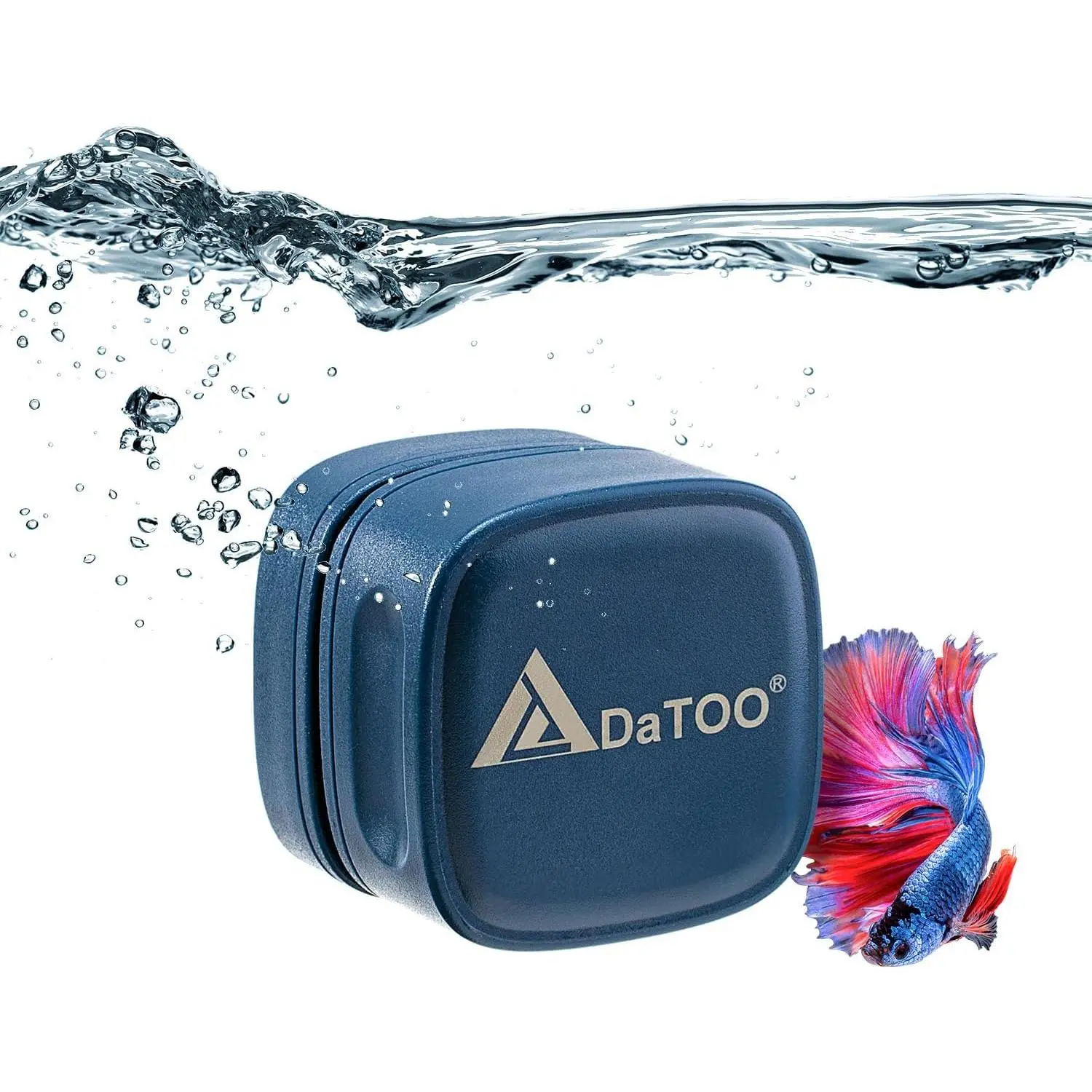 Mini Magnetic Aquarium Scrubber Scraper - Single Unit ABS Shell Fish Tank Cleaner for Nano Glass, Super Strong Magnet Cleaning Supplies with Algae Removal Function