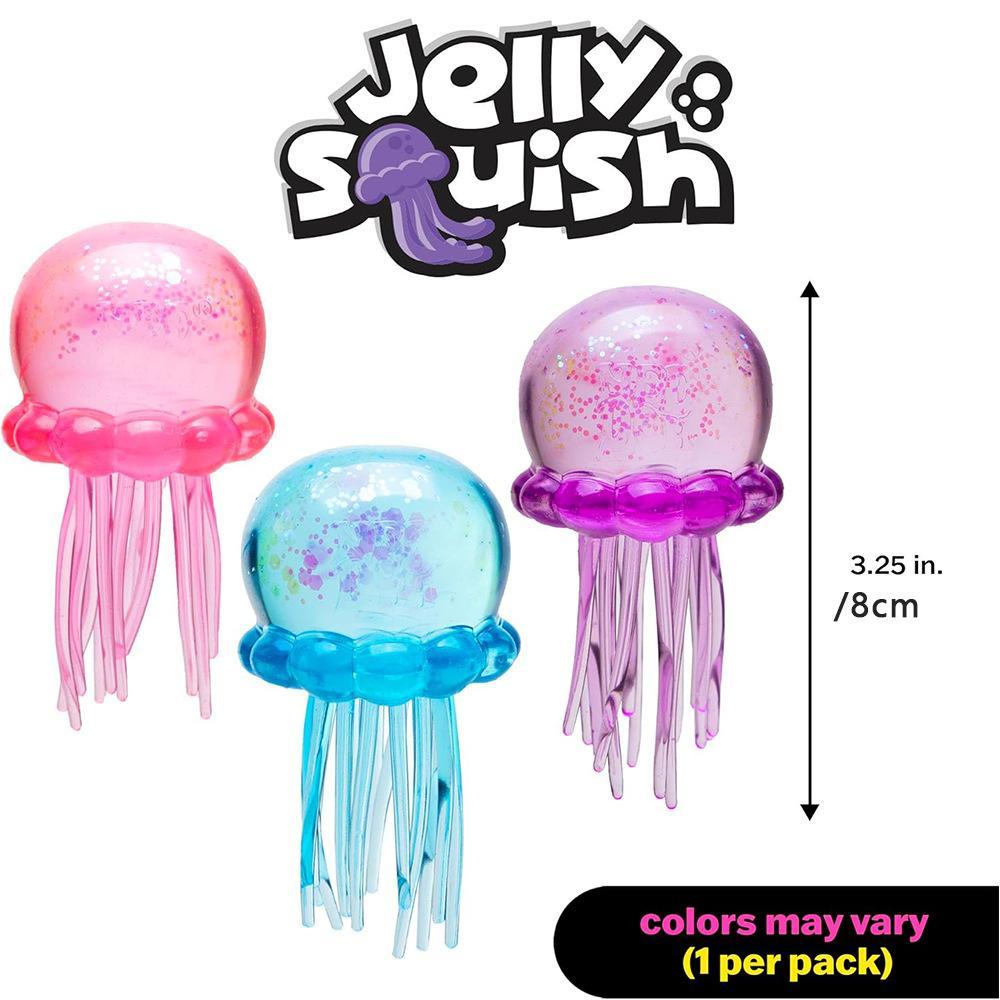 Jellyfish Design Squeeze Stress Ball, Fidget Stress Ball, Ice Squeeze Cube-Drop Malt Sugar Balls: Sensory Toys for Anxiety and Stress