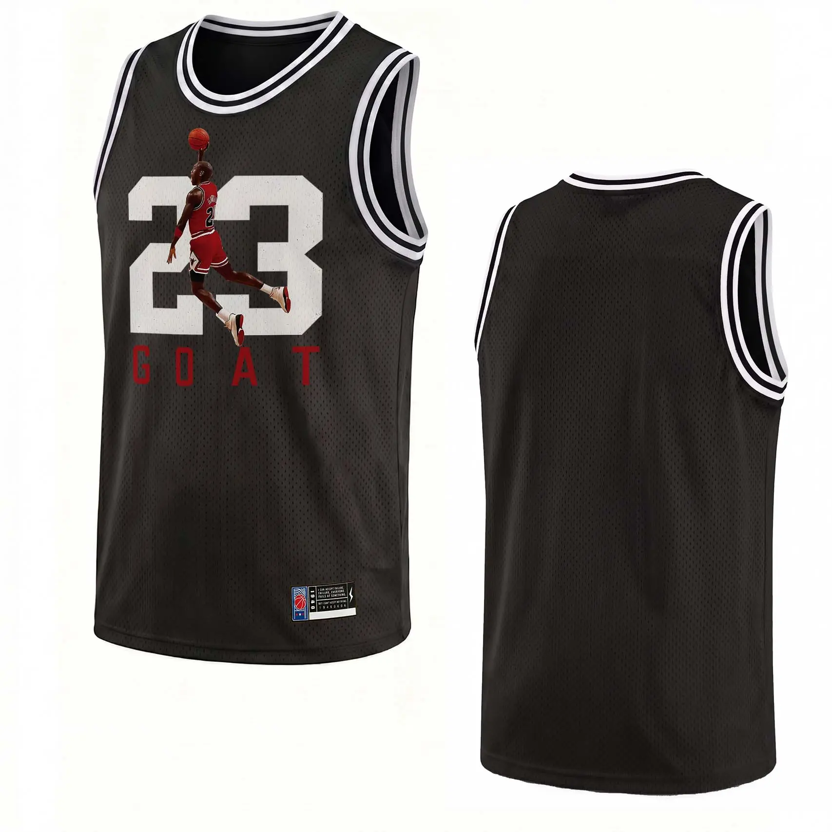 Men’s Retro Basketball Graphic Mesh Tank Top, Sleeveless Sports Jersey Style Shirt, Breathable Athletic Training Vest, Casual Streetwear Summer Top for Workout, Fitness, Running and Daily Wear