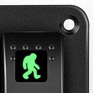 Nilight 6Gang Aluminum 5Pin ON/Off Blue Rocker Switch Panel