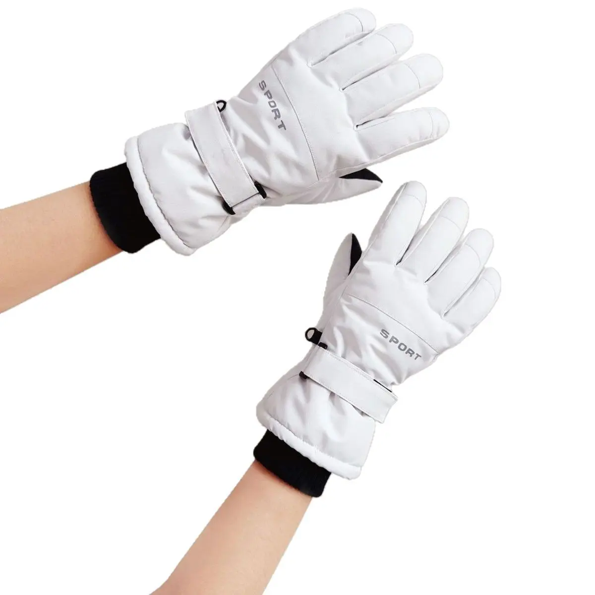 Waterproof Winter Ski Gloves for Men Women, Windproof Thermal Touchscreen Gloves for Cycling, Snowboarding & Riding