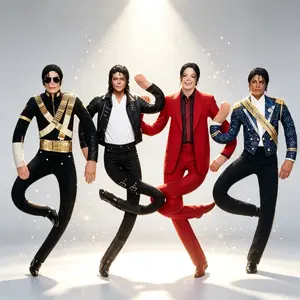 2026 new MJ Michael Jackson mouse dried abstract doll built-in wire skeleton doll can be styled doll to give friends and children holiday gifts