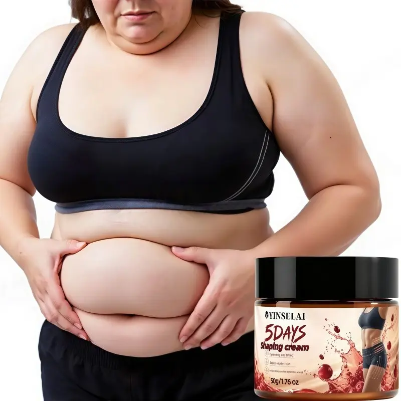 Abdominal Firming Cream 50g, Body Firming Cream with Collagen & Sodium Hyaluronate, Tightens Abdomen, Reduces Sagging, Nourishes Skin