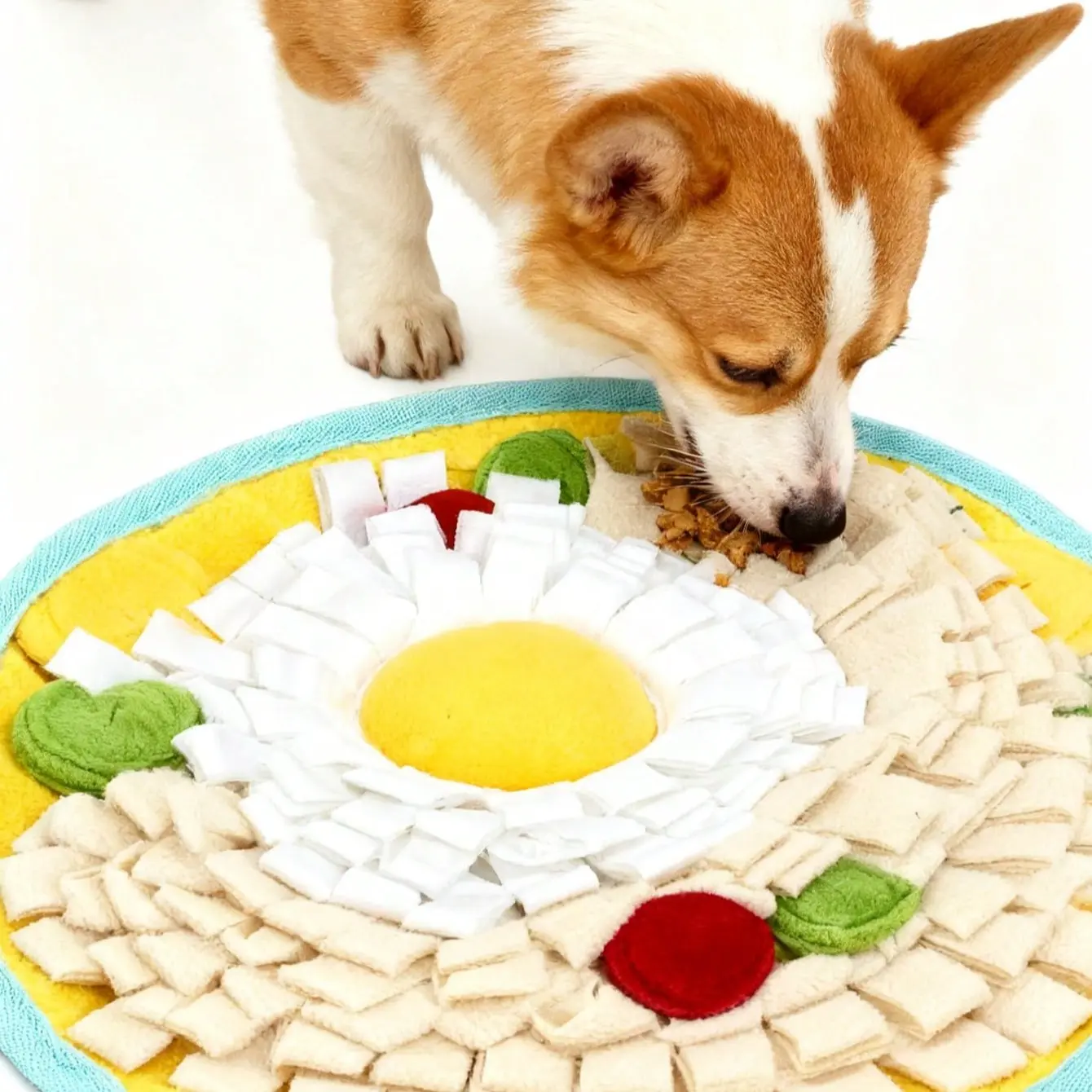 Pet Sniffing Mat for Dogs, Small Dog Slow Feeding Anti-Choking Training Pad, Hidden Food Toy, Cat Meal Tray, Pet Accessories