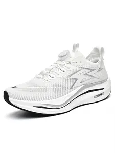 1 Pair Couple's Racing Running Shoes Lightweight Breathable Reinforced Heel Anti-Collision Toe Outdoor Running/Gym Training - Breathable Upper, Supportive Cushioning Wear-Resistant