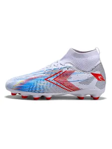 Youth Men's Professional Soccer Shoes, Comfortable Fabric, Anti-Twist Design, Long and Short Studs, Outdoor Sports Equipment, Soccer Cleats