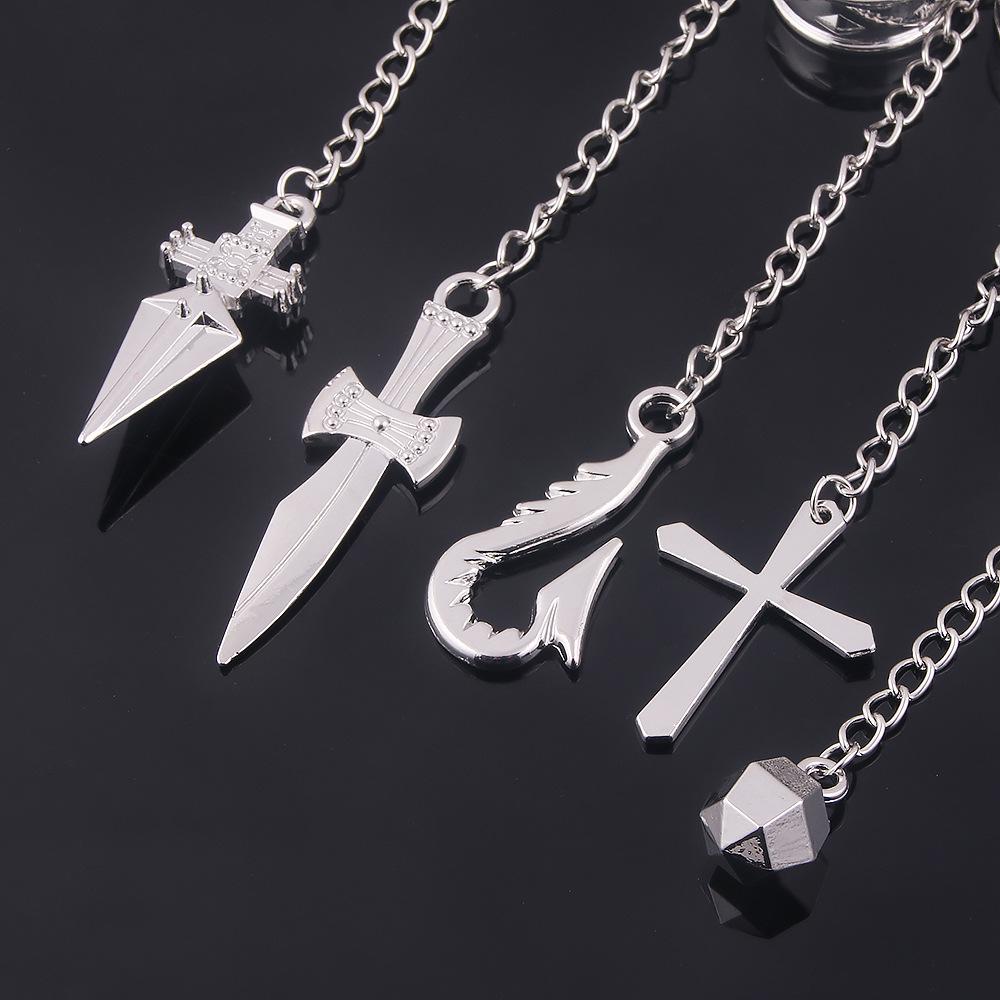 Anime Hunter x Hunter Bracelet Jack Kurapika Five Finger Chain Ring Cosplay Second Dimension Unisex Accessories Jewelry Gift