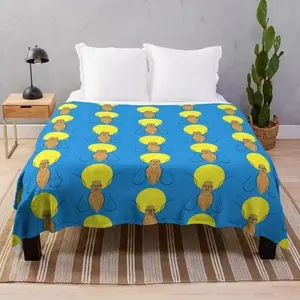 Bobobo Color Throw Blanket Cute for Sofa Luxury Brand Picnic Blankets Home Seasonal Warmth Fashion Portable Gift Carpet