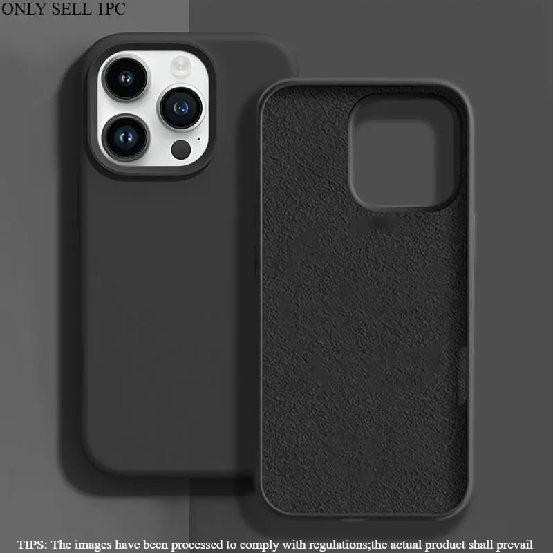 Luxury Feel Magnetic Phone Case Cover with 2pcs Tempered Glass Screen Protector Suitable for Iphone 17, 16, 15, 14, 13, 12, 11 Pro Max And 16 Plus, Supports Wireless Charging, Simple Solid Color Protective Phone Case for Both Men And Women