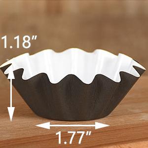 Love homemade cute desserts?Grab these 100 Pcs flared brown baking cups now!Reliable oil-proof coated paper muffin liners fit standard molds perfectly, easy to use, non-stick and durable for cream rolls, cupcakes and daily baking Love homemade cute desserts?Grab these 100 Pcs flared brown baking cups now!Reliable oil-proof coated paper muffin liners fit standard molds perfectly, easy to use, non-stick and durable for cream rolls, cupcakes and daily baking