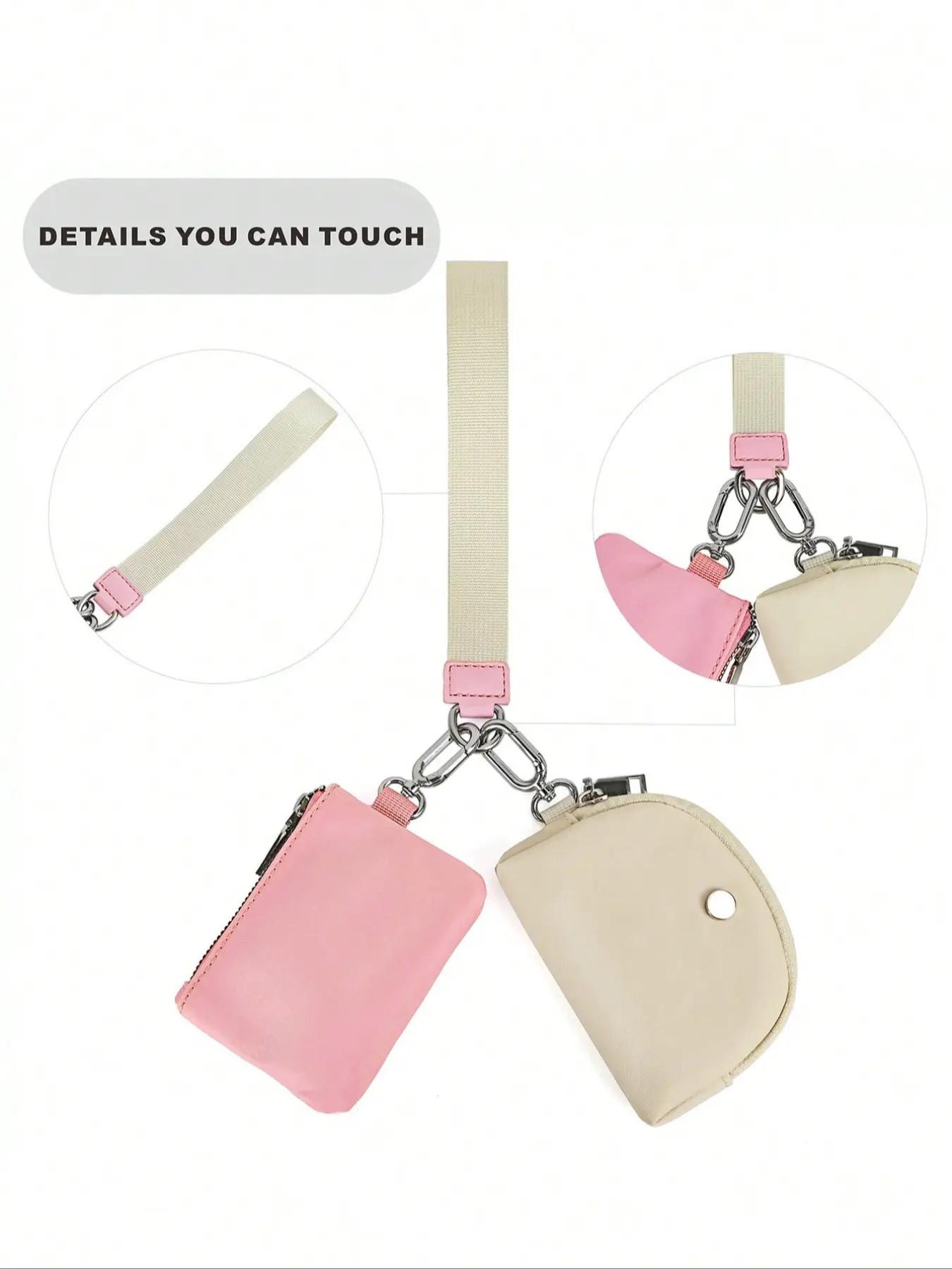 Women's Minimalist Portable Plain Color Wristlets, Casual Trendy Versatile Wristlet, Fashionable Wristlet for Daily Use,  Purses for Women