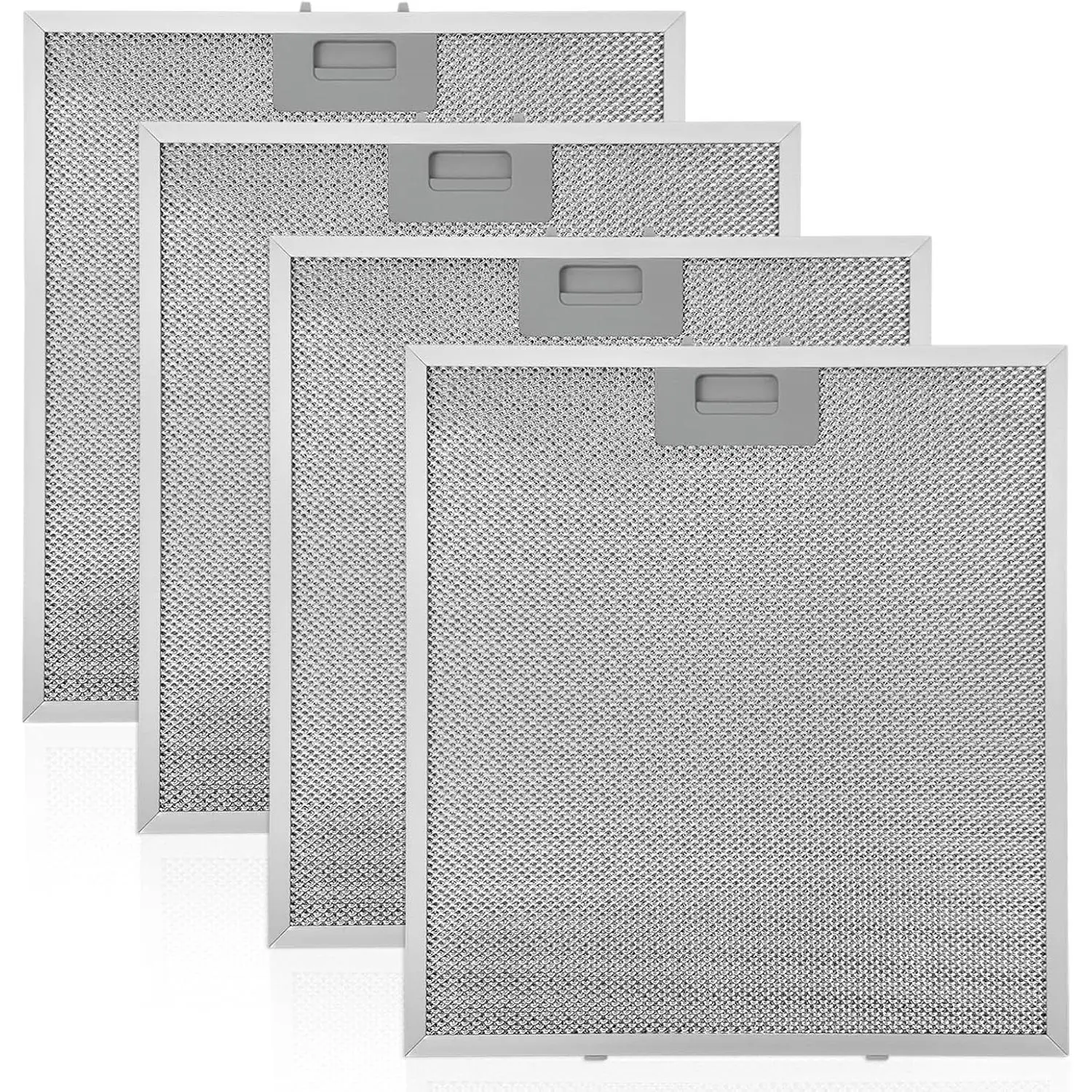 4 Pack WA0575 Grease Filter, Multi-layer Aluminum Mesh Replacement for Vissani 30-Inch Pyramid Range Hoods, 14-3/8" x 13-1/2", Range Hood Filter, Ventilation Filter