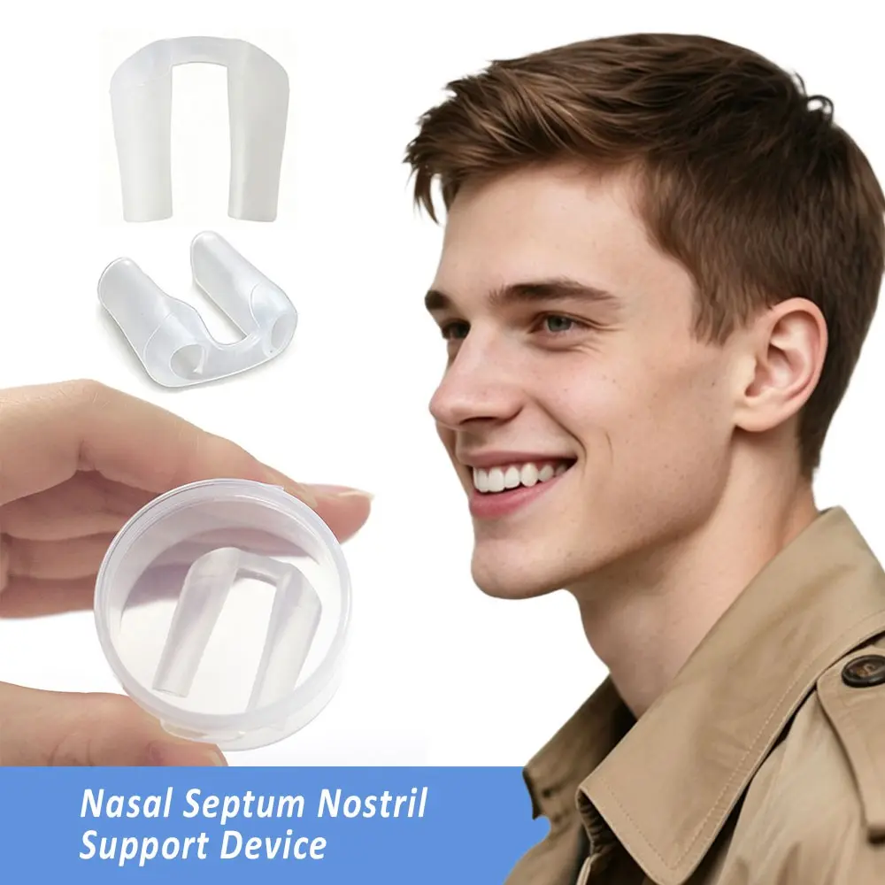Silicone Nasal Dilator for Nostril Retainer Rhinoplasty Internal Nasal Splint No.6/7/8/9/10/11/12 Nostril Retainer Nose Shaping Clip Nose Support Reusable