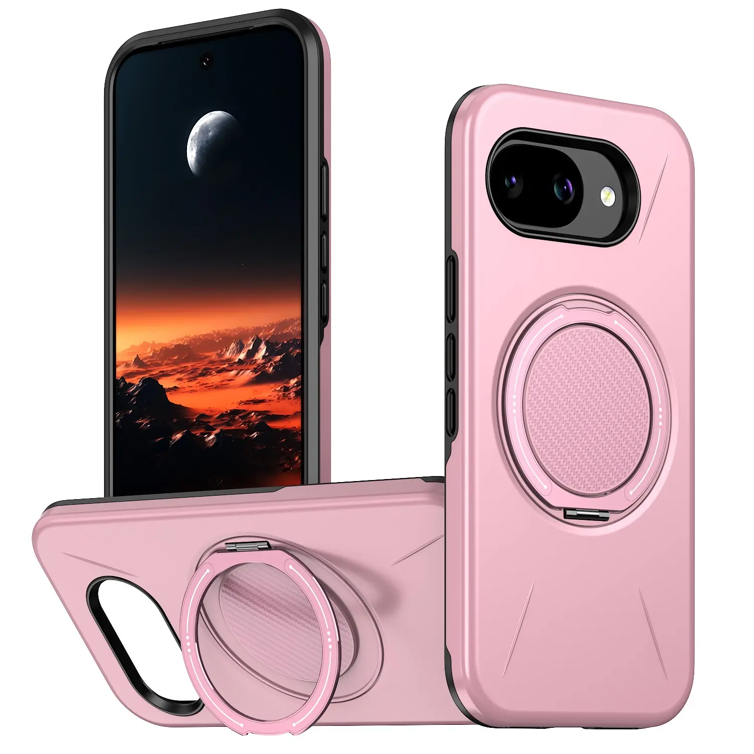 Google Pixel 10a Phone Case with Magnetic Charging, Creative Stand Protector, Innovative Design for Google Pixel 10a Users, Shockproof Tpu