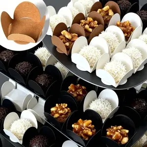 Chocolate Packaging Trays, Candy Chocolate Paper Boxes, Chocolate Truffle Wrappers, Jewelry Display Bases, Party Decorations