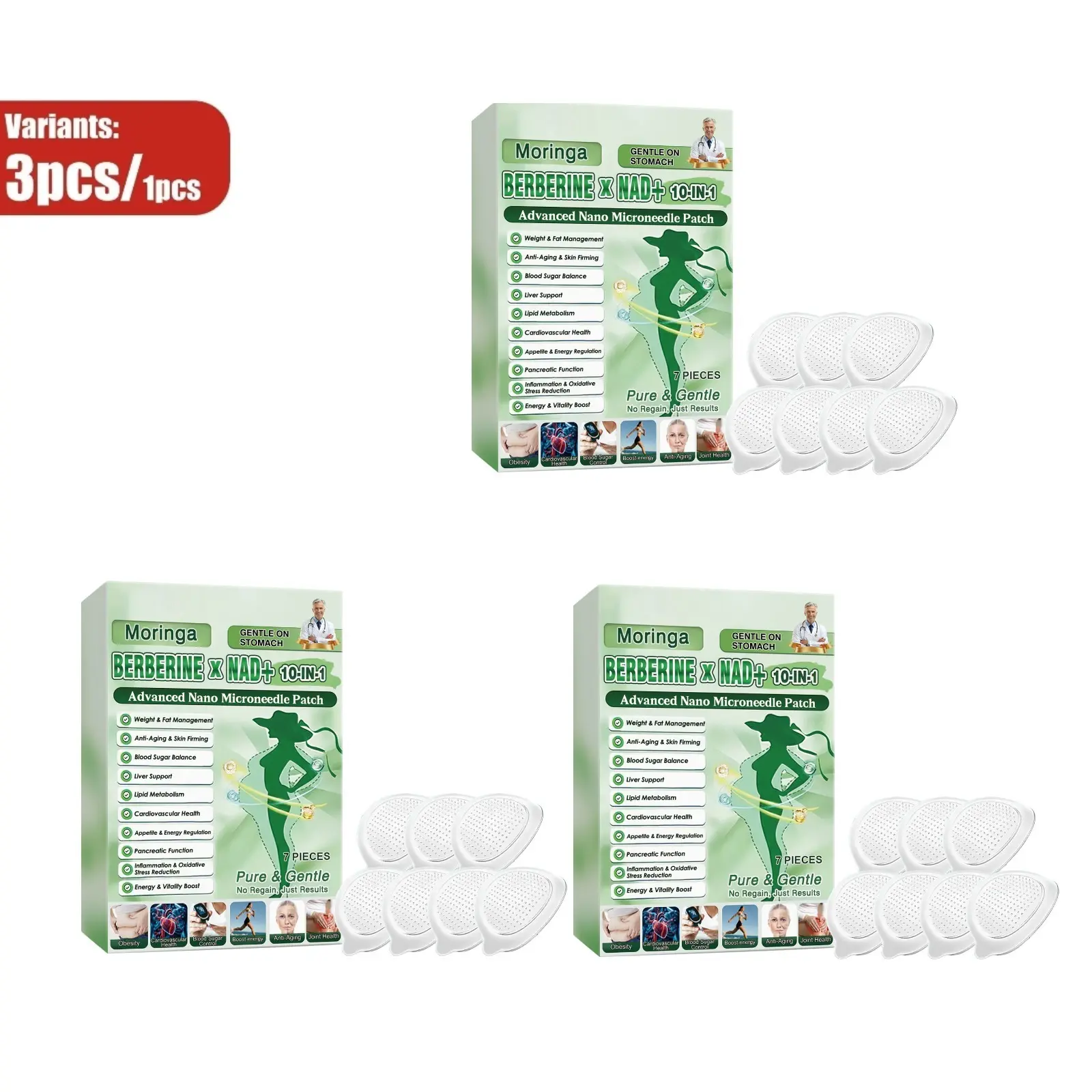 Moringa Body Care Patches, Lightweight & Breathable, Comfortable Daily Body Care, Support Targeted Hydration and Nourishment