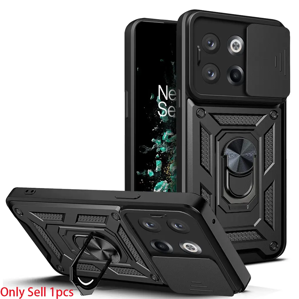 Case for Oneplus Ace Pro 5G China Version/Oneplus 10T 5G Protective, Shockproof, Non-Slip Ring, Adjustable Stand, Camera Lens Cover, Durable for Oneplus Ace Pro 5G China Version/Oneplus 10T 5G Phone Case