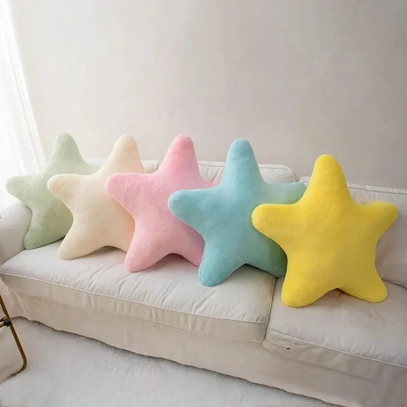 Hot Shaped Pillow Decorative Star Pillow for Bed Soft Plush Throw Pillow Cute Pillow Plush Cushion for Kid Bedroom Living Room