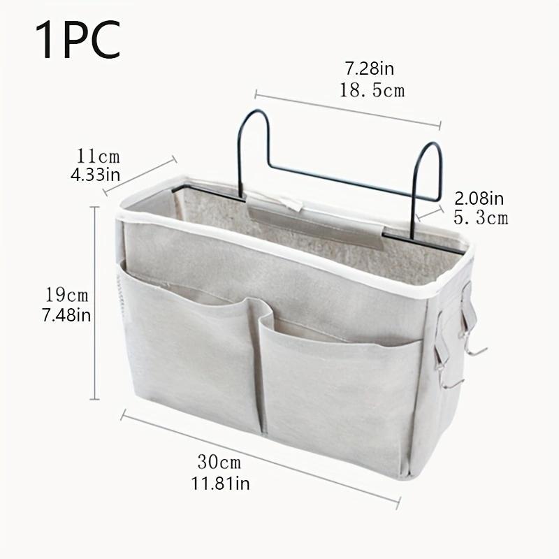 Bedside Hanging Storage Organizer, 1 Count Bedside Storage Bag, Bedside Storage Rack With Compartments, Bedroom Organizer, Dormitory Organizer, Bedroom Accessories