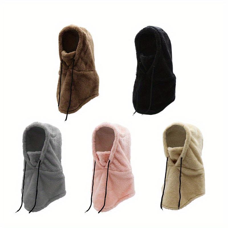 2PCS  Hood Ski Mask Winter Balaclava Windproof Warm Hood Cover Hat Cap Scarf