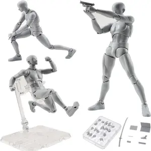 2026 hot item Sketch Draw figurines Male Female Movable Body Kun Body Chan Joint Pain Anime Figure Shf Action Figure Toy Model Draw Mannequin
