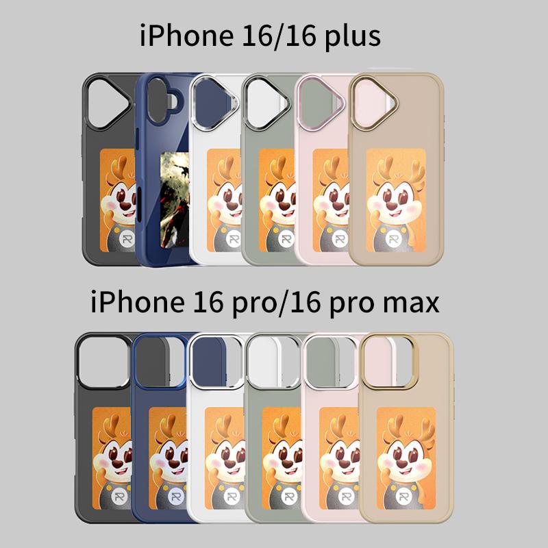 NFC Ink Screen Phone Case, Change Photos Anytime, APP DIY Display, Personalized, Ai Generated Photos, Four Color Screen, Fun Gift, iPhone Series, Accessories