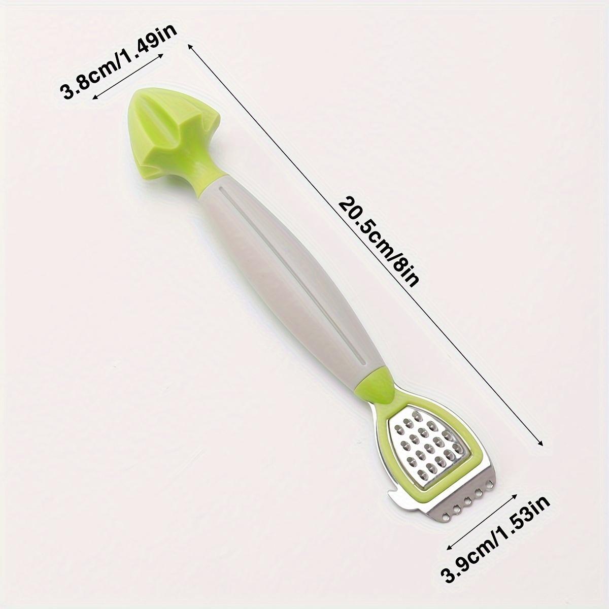 1pc, Lemon Peeler Graters, Citrus Squeezer, Stainless Steel Lemon Zester, Fruit Reamer, Soft Handle Multifunctional Grater, Lime Oranges Grapefruit Fruits Peeling Knife, Kitchen Tools Kitchen Accessories