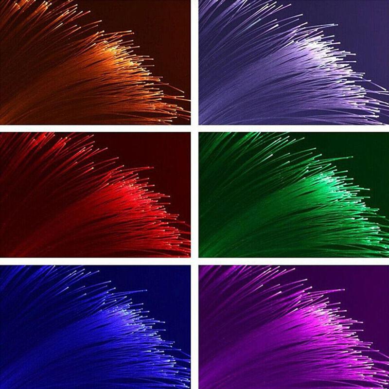 500/1000 Fiber Optic Star Ceiling Lights Kit Adjustable Brightness Car Home Headliner Twinkle Night Sky Effect DIY Project
