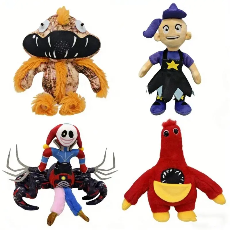 New Horror Game 5 Plush Prototype Purple Lily Lovebraids Plush Doll Chum Chompkins Anime Periphery Toy Christmas Halloween Gift