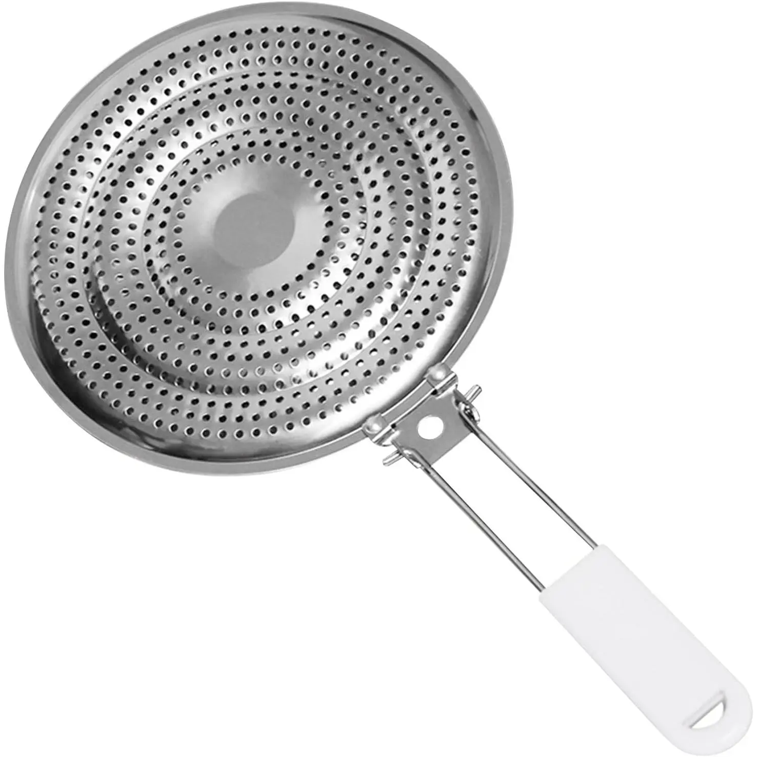 Heat Diffuser,Stainless Steel Heat Diffuser With Cool  Handle for Gas and Electric Stove Induction Cooktop Compatibility Simmer Plate Even Heat Distribution  Warmer(size:7.99 x 7.36inch)
