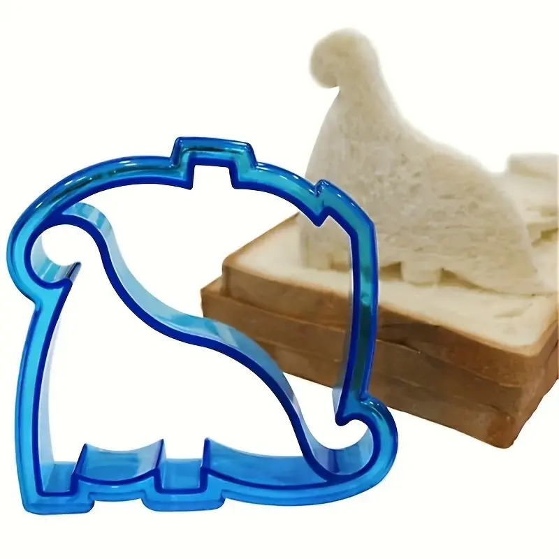 Dinosaur-Themed Sandwich Cutter, DIY Bread Mold, Perfect for Lunchbox Decorations, Cute Dinosaur-Shaped Cake Mold, Bento Box Food Decorations, Bakeware