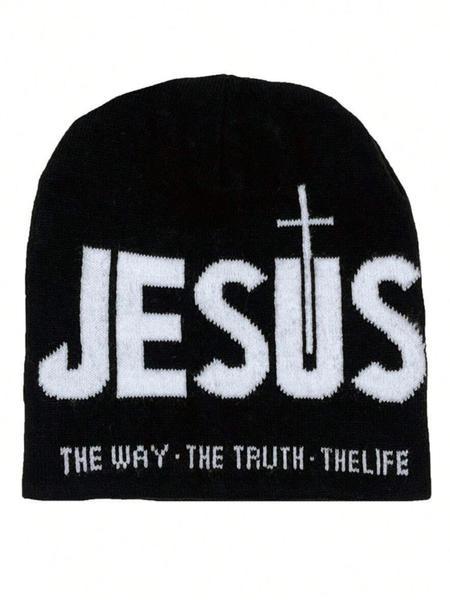 Casual Unisex Y2K Letter Jacquard Knit Beanie Hat with Cross Pattern, Soft Stretch Warm Winter Cap for Men and Women, Trendy Streetwear Style Ideal for Outdoor Sports, Travel, Skateboarding, and Daily Cold Weather Outfits new wear Heart design stylish Spr Casual Unisex Y2K Letter Jacquard Knit Beanie Hat with Cross Pattern, Soft Stretch Warm Winter Cap for Men and Women, Trendy Streetwear Style Ideal for Outdoor Sports, Travel, Skateboarding, and Daily Cold Weather Outfits new wear Heart design stylish Spr