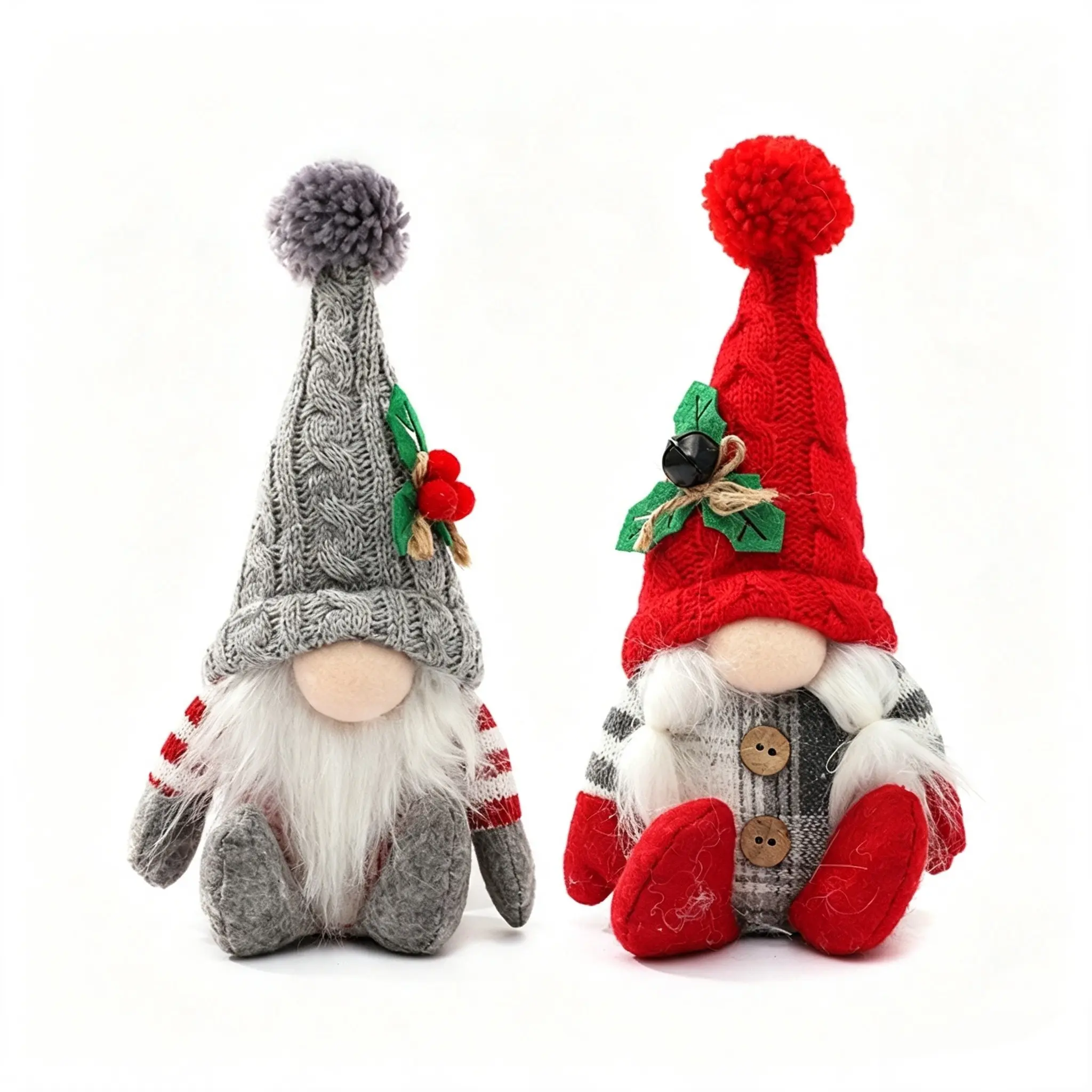Faceless Doll Christmas Decoration Hanging Ornament, European Style Elderly Pendant, Long Leg Rudolph Puppet, Indoor Festival Decor