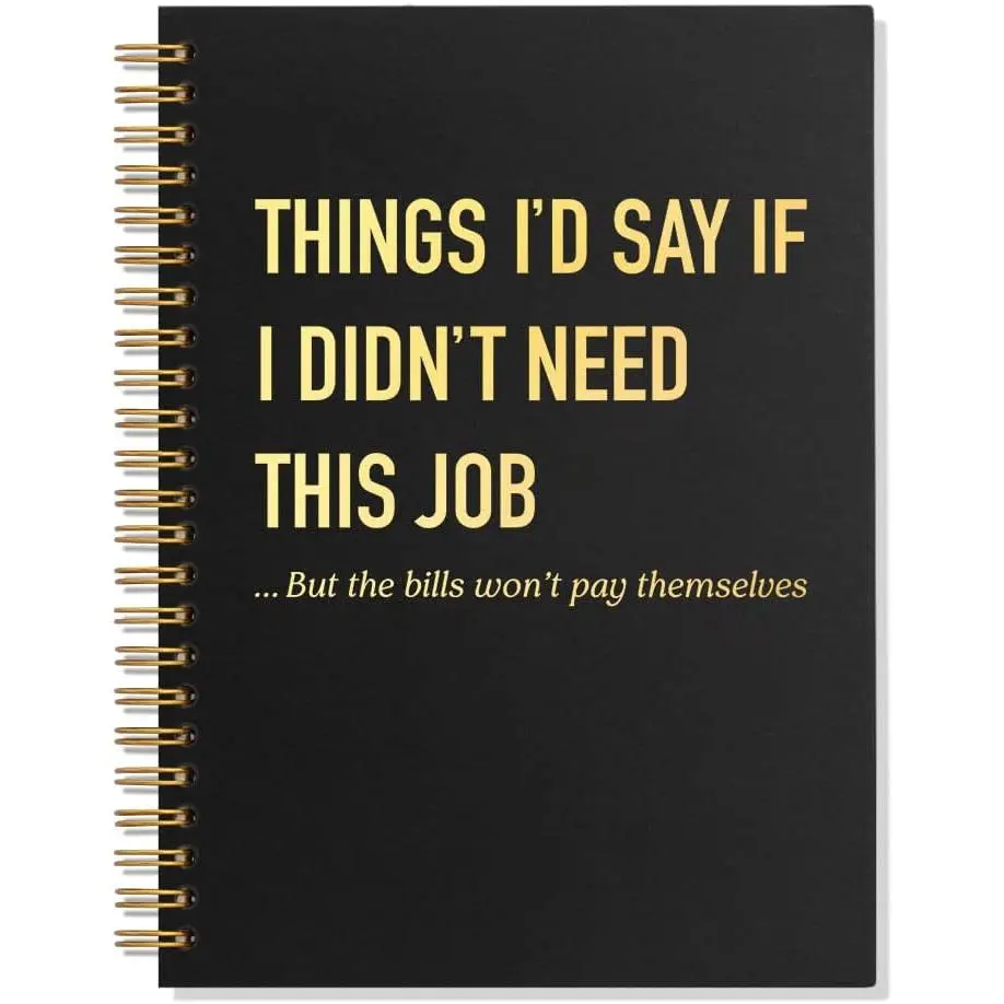 Thoughts I Keep to Myself to Stay Employed Sarcastic Spiral Notebook