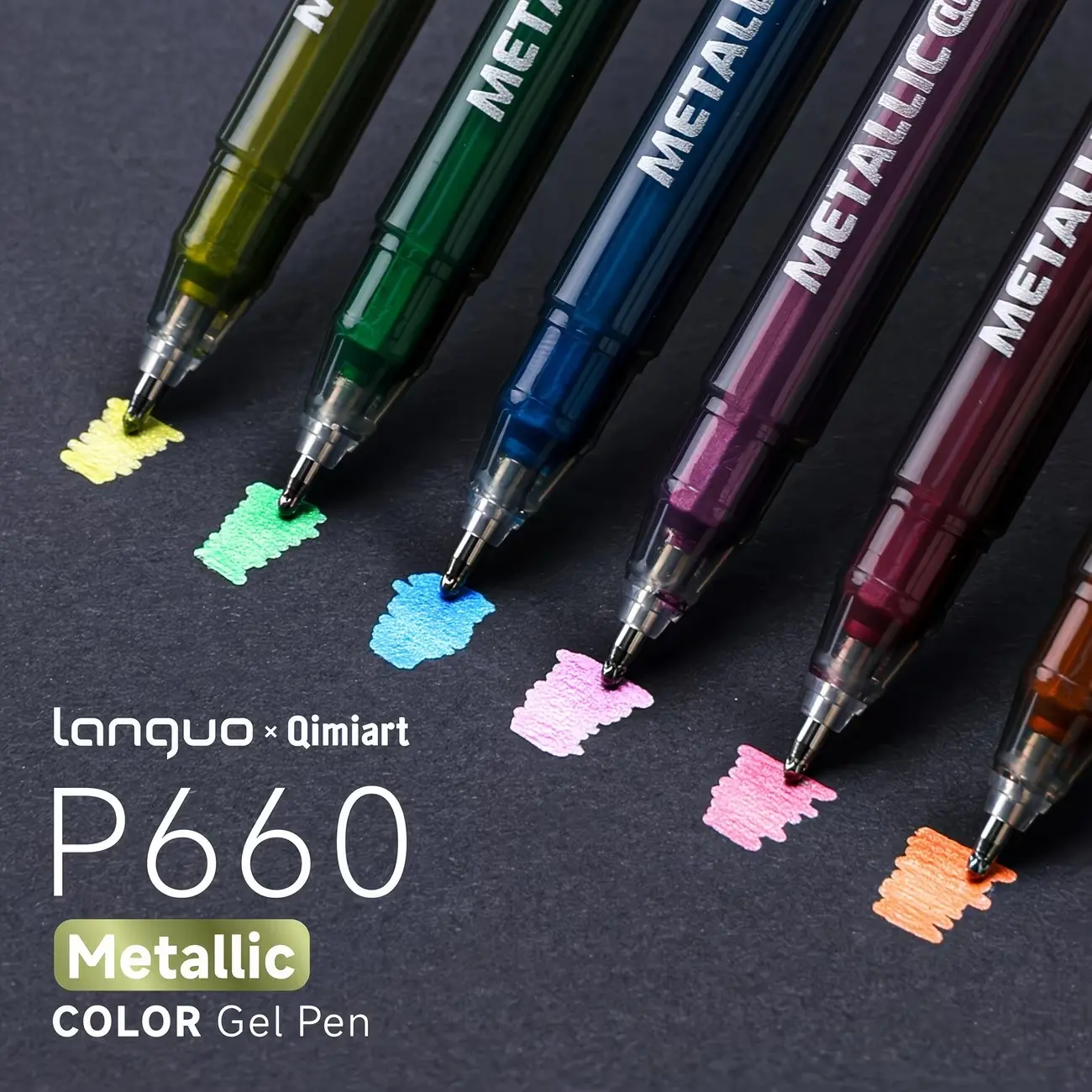 48 Color Metal Glitter Neutral Pen, Smooth Writing, Ideal for Sketchbooks, Art Supplies, Back-To-School, Office Use, Perfect Gift
