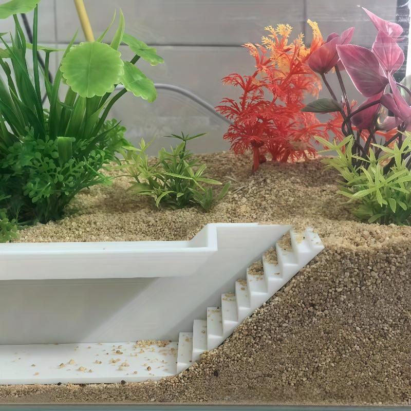 Aquarium Multi-Habitat Cave Decoration Set for Fish and Shrimp, Resin Safe Material Hiding Tunnel and Rest House Accessories