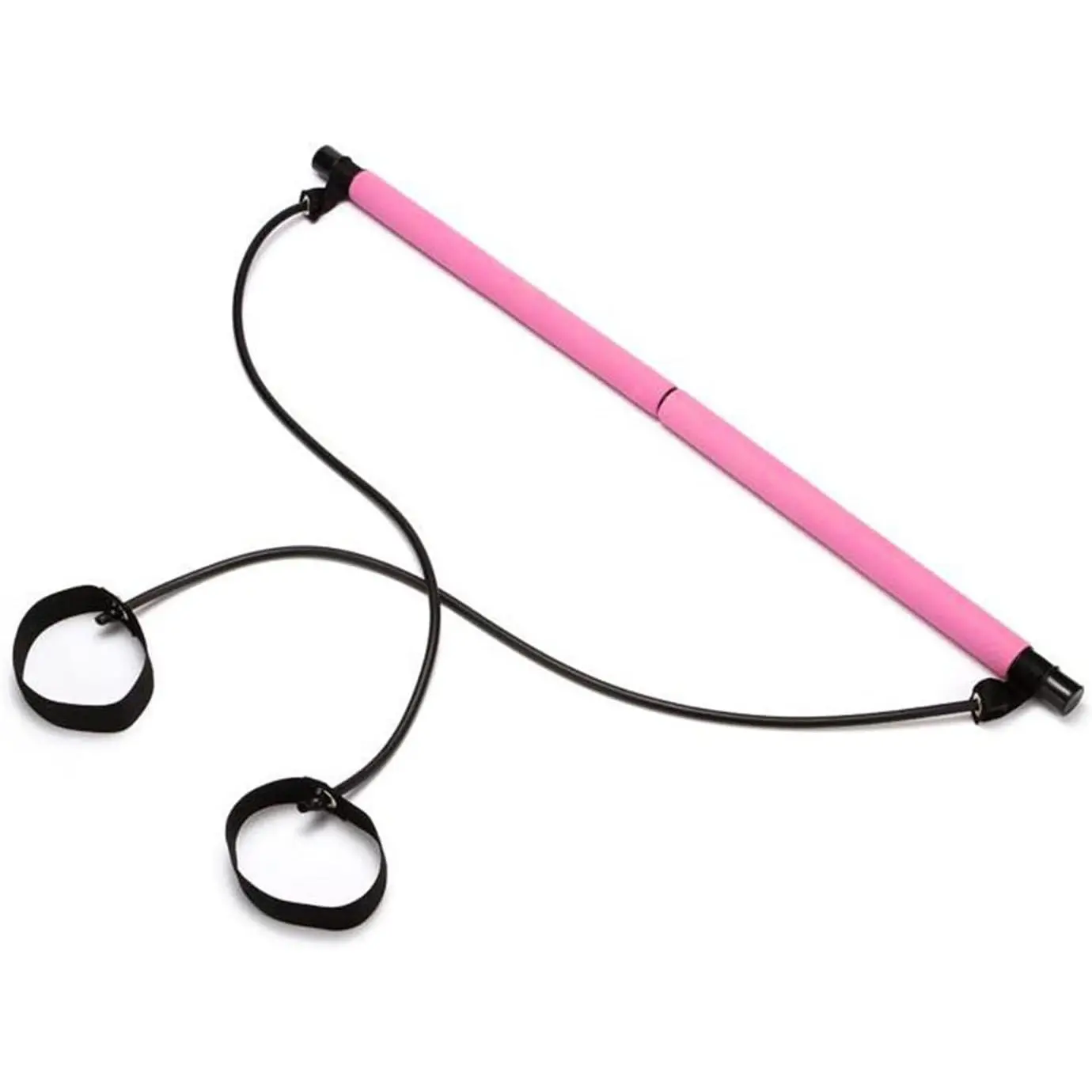 Pilates Bar Kit with Resistance Bands, Pilates Bar  Legs, Hip, Waist and Arm Workout, Exercise ness Equipment  Women & Men Home Gym Yoga Pilates
