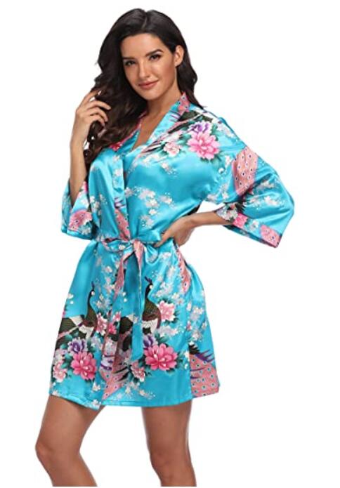 Rayon Robes Women Nightwear Flower Home Clothes Intimate Lingerie Casual Kimono Bath Gown Lady Night Dress Oversize 3XL