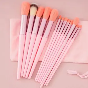 13 Pieces Cosmetic Brush Set, Multifunctional Beauty Brushes,Professional Full Face Makeup Brush Set Complete Foundation &  Eyeshadow Cosmetic Brushes  Face Eye Makeup Tools, Purple Stylish Brushes Kit ve