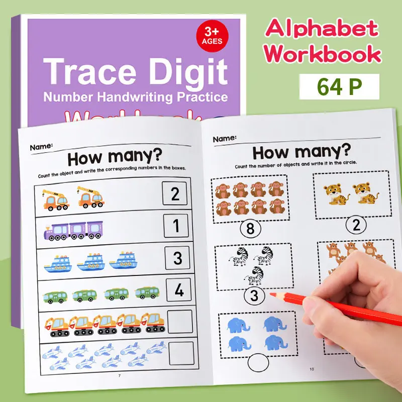 Math Fill-in-the-Blank Workbook: Early Childhood Logic and Critical Thinking, Pattern Recognition Training, Fun Math Introduction Workbook