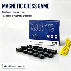 20pcs Party Games Table Games Magnetic Stones Game, Interactive Magnet Board Strategy Game Tabletop Games, Fun for Family, Kids, Adults, Perfect for Gatherings