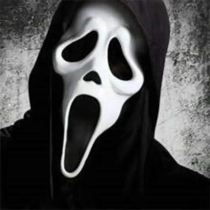 Halloween Screaming Mask, Scary Creepy Ghost Face for Friends, Adult Men's Latex Full Head Mask, Realistic Mask, Perfect Skull Costume, Party Face Masks, Party Essential, Durable and Comfortable