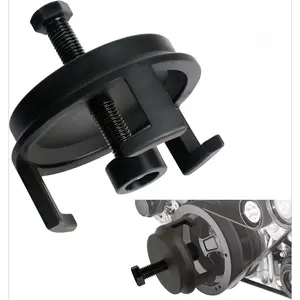 Harmonic Balancer Pulley Puller Set Adjustable 3-Jaw Puller Tool for Removing Harmonic Damper and Balancers Compatible with Chevy GM Chrysler Cadillac Ford ect