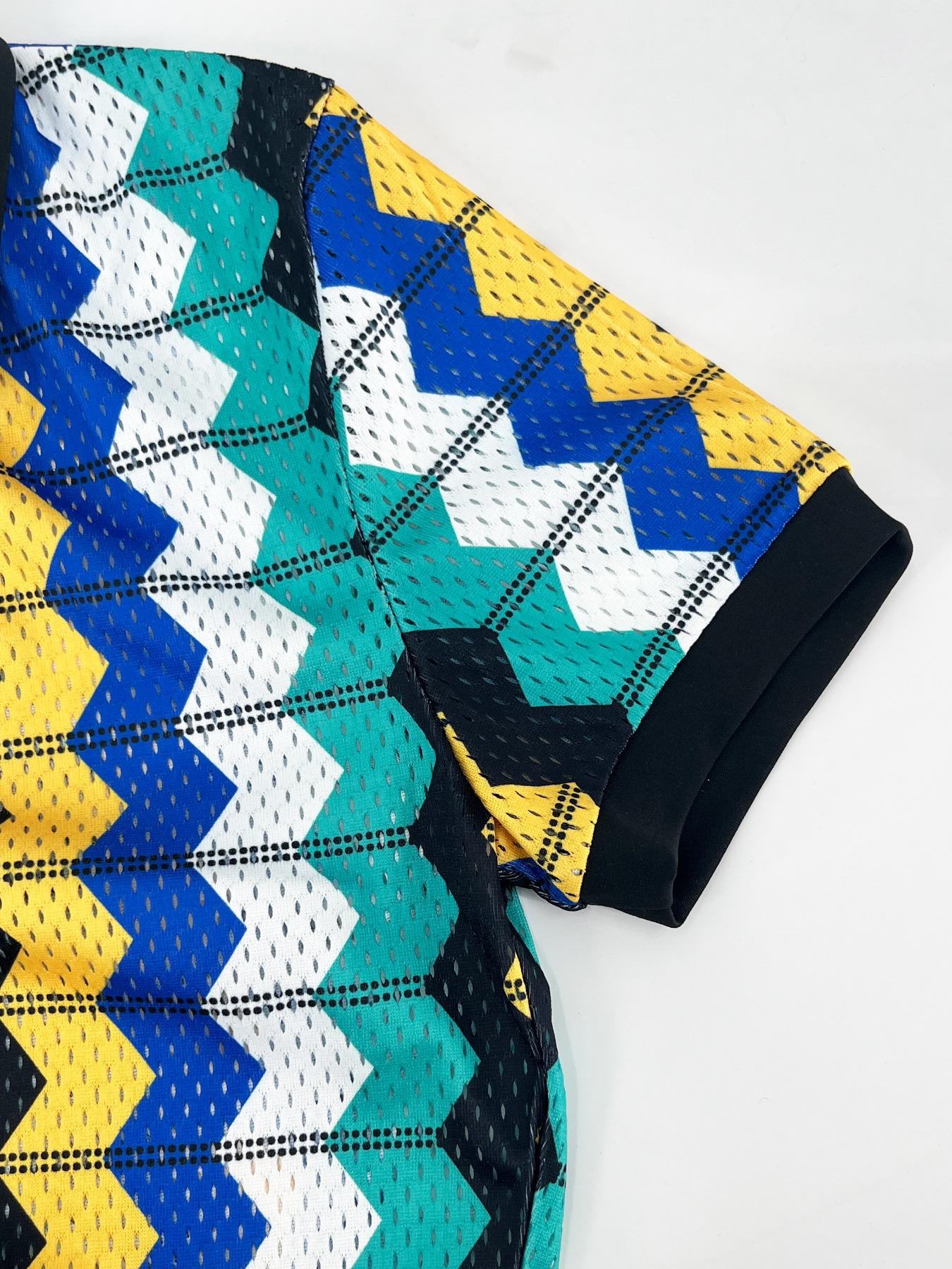 Women's Wave Striped Print Romper, Street Fashion Casual Fitted Short Sleeve Romper for Daily Outdoor Wear, Ladies Clothes for Summer, Womenswear, Streetwear, Streetwear Jumpsuits