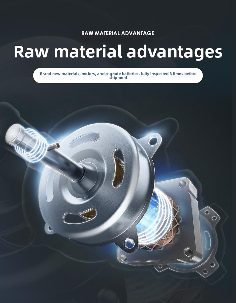 In-stock gift wholesale neck-mounted fan USB rechargeable outdoor high-power cooling small neck fan