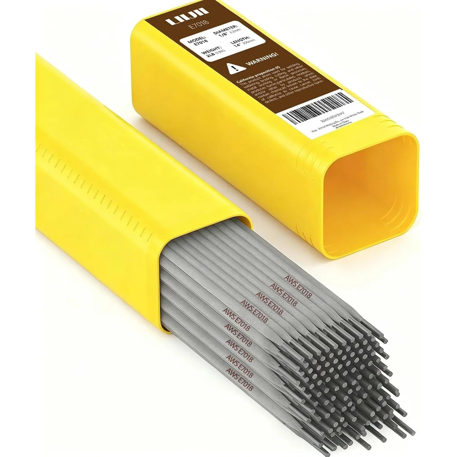 E7018 Welding Rod 1/8″, 2lb Welding Rods Carbon Steel Welding Sticks Electrodes, ARC Welding Machine Stick Welder Rods