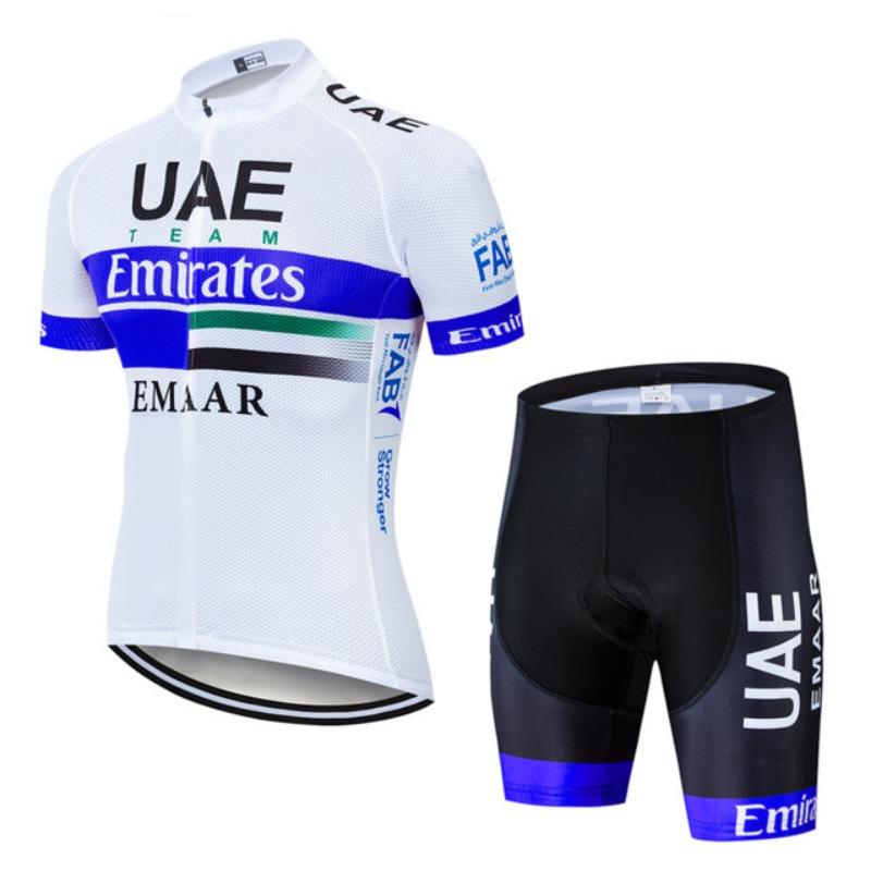 Summer short-sleeved cycling suit, quick-drying road bicycle, bicycle overalls, men's cycling suit. bib tracksuits men