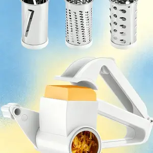 Hand Crank Rotary Cheese Grater, Creative Multi-Functional Cheese Shredder, Kitchen Tool for Easy Cheese Preparation, 1pc Essential Cooking Accessory