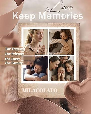 YADOCA 2 Pcs Urn Necklace for Ashes Men Women Keepsakes for Ashes Black Silver Stainless Steel Bar Pendant Necklace Memorial Cremation Jewelry for Lost Love with Engraved Saying